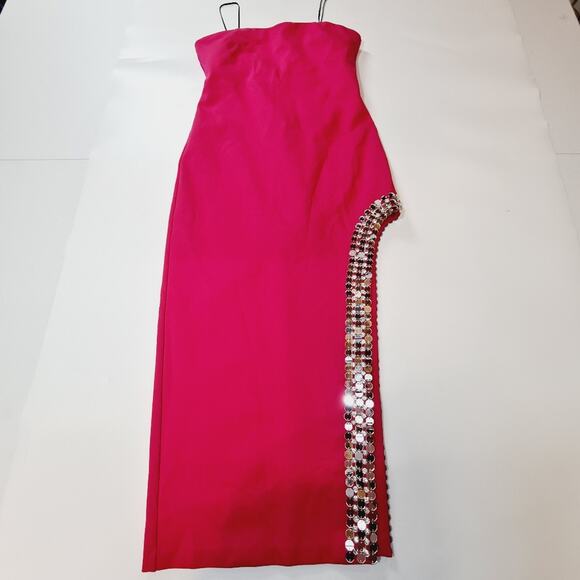 NBD Amaara Midi Dress in Fuchsia Medium - Picture 2 of 12